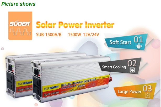 อินเวอร์เตอร์ 1500W 24V รุ่น SUB-1500B